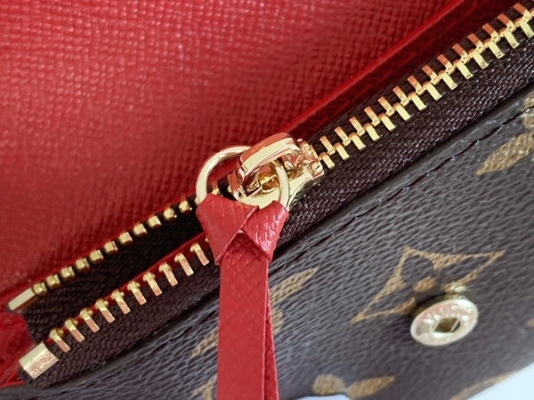 LVコピーウォレット角部分ディテール